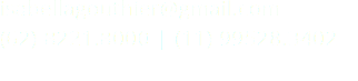 isabellagouthier@gmail.com (62) 8221.8000 | (11) 99528.3402